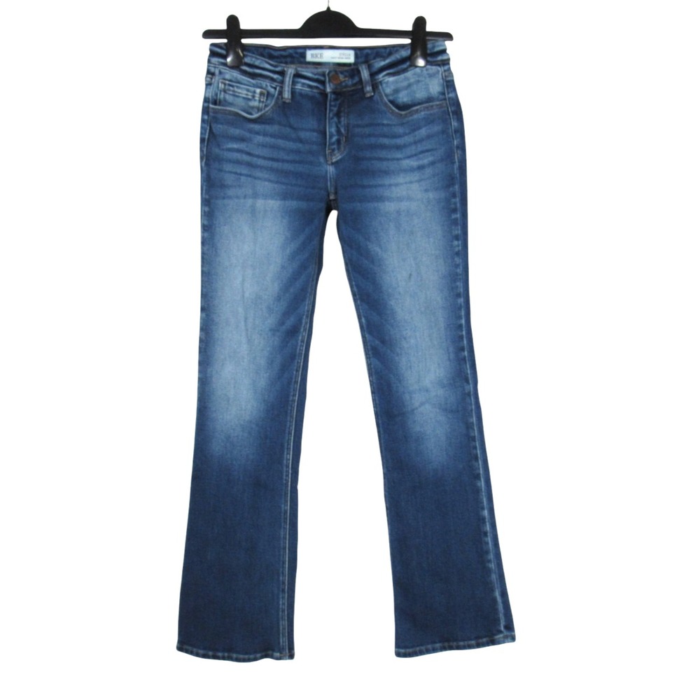 BKE BUCKLE Women's STELLE SLIM-FIT LOW RISE BOOTCUT Mid-Wash DENIM JEANS 29x31.5